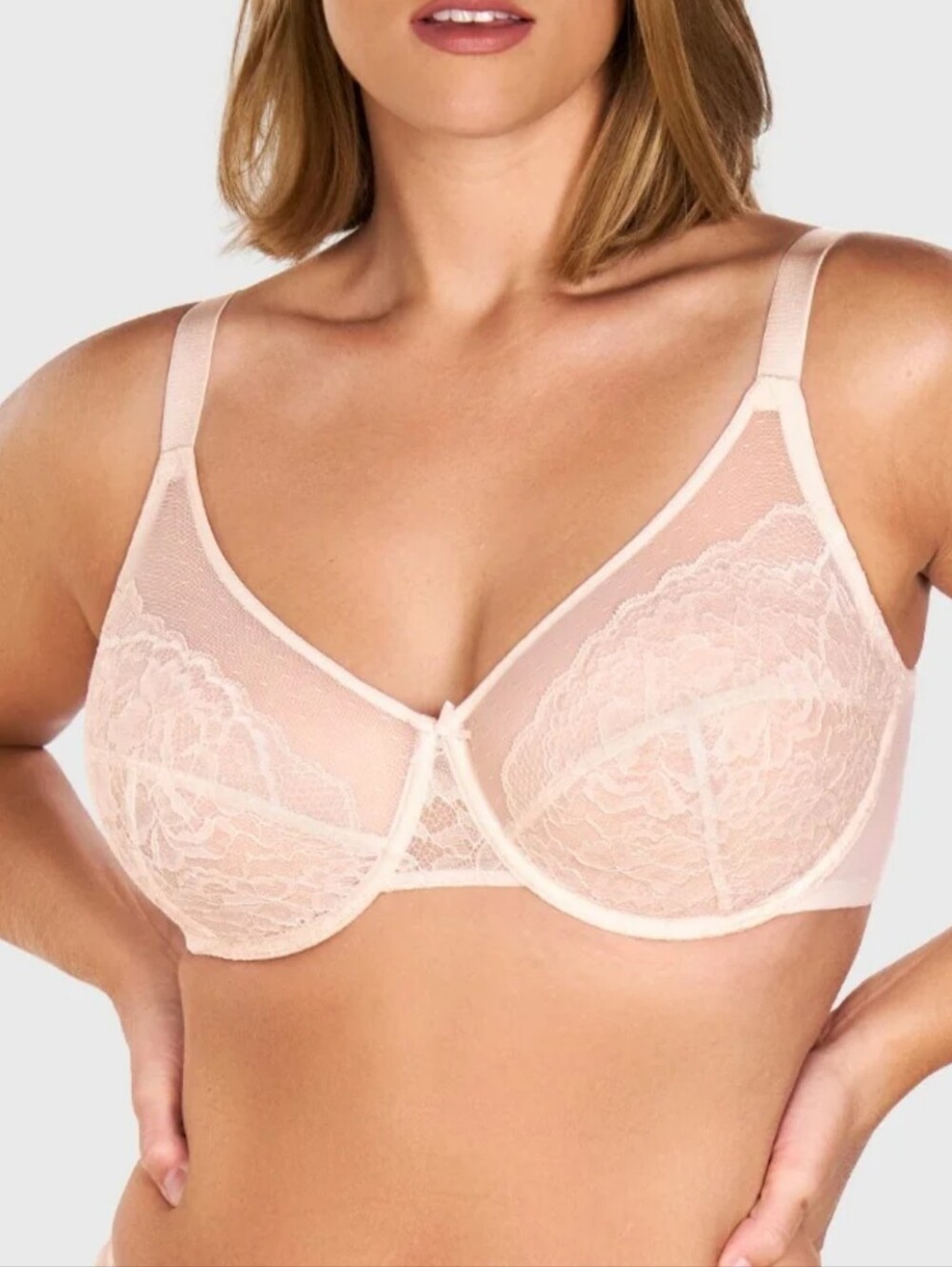 HSIA Minimizer Bra Full Coverage Underwire Liftingin Lace Bra Heavy Breast 44DDD
